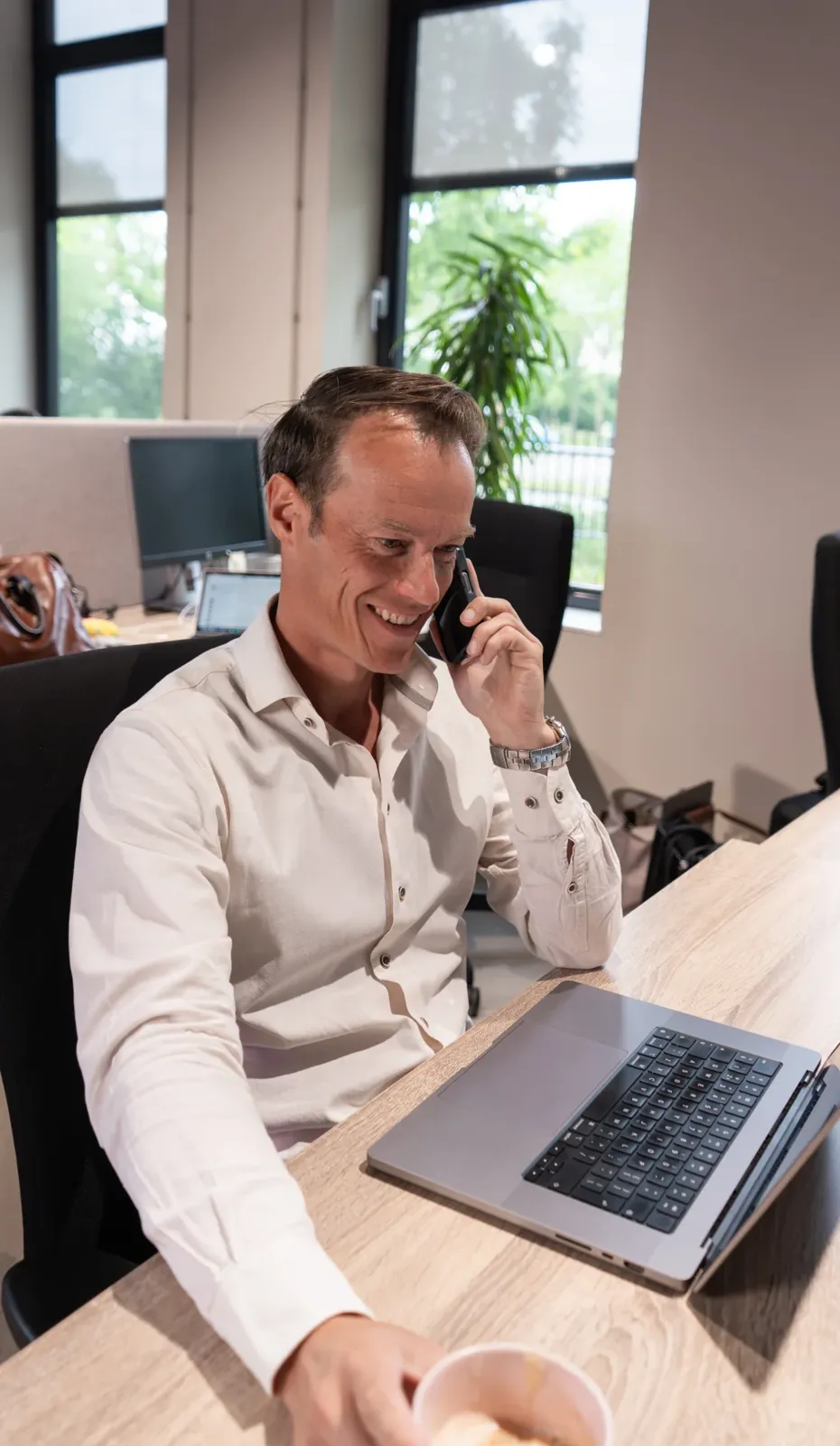 Bellen met een opdrachtgever