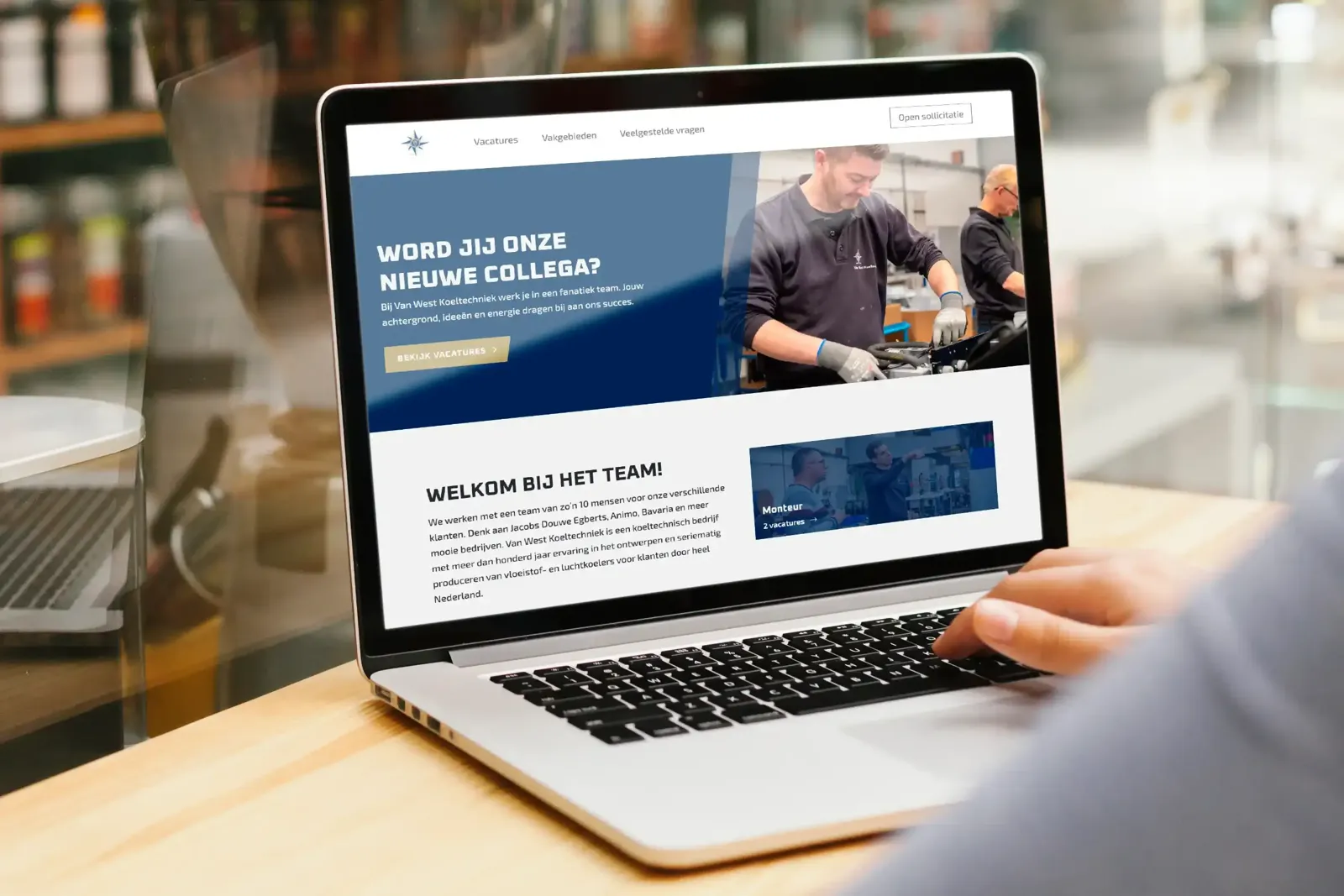 Een eigen werken-bij-site